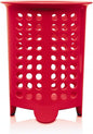 Zeal Cutlery Drainer/Utensil Pot, Melamine, Red, 14 x 14 x 17 cm