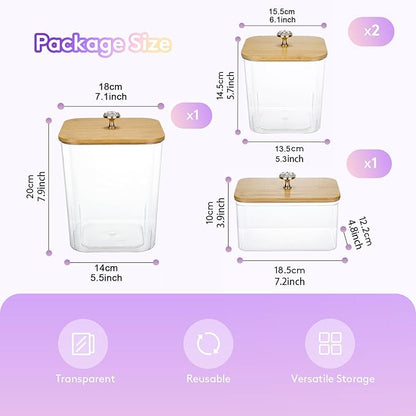 POLRAI 4 Pack Laundry Pod Containers and Dryer Sheet Holder, Laundry Room Organization Storage Containers with Lids and Labels for Detergent Pods Dry Sheet Organizing