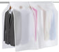 Clothing Rack Covers Hanging Clothes Dust Covers Garment Bag Organizer Storage Waterproof Hanger Protector Clear Clothes Shoulder Rack Cover Suit Coat Dress Closet Dustproof Cover, 43.3 x 47.2 in