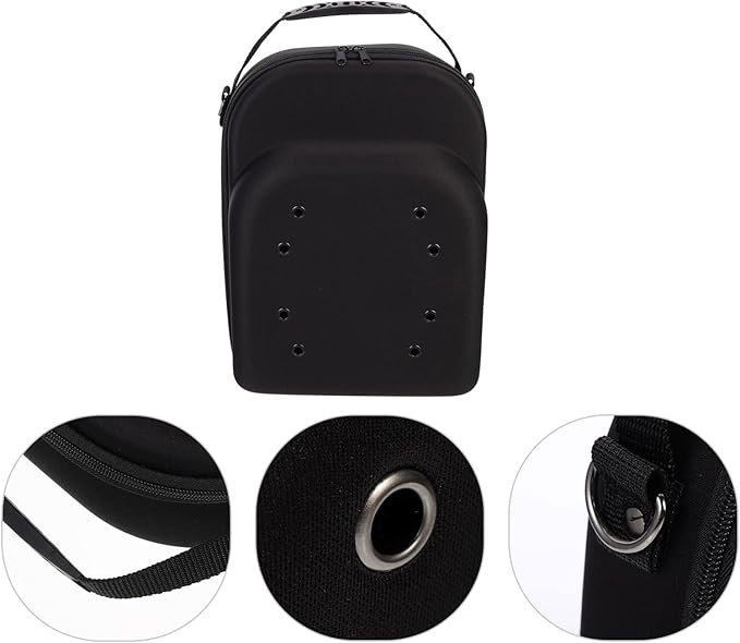 Tofficu Baseball Hat Display Case Baseball Hat Case Hat Box Baseball Caps Carrier Case Hat Case For Travel Home Organize Black Baseball Hat Travel Case
