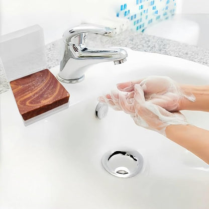 Travel Soap Container with Draining Layer, Square Soap Dish Bar Soap Holder for Shower with Lid Soapbox Bathroom Soap Dishes fit Dr Squatch Bars for Traveling Vonpri (Clear)