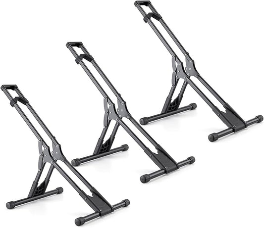 CHEPARK Bike Floor Stand Rack- Indoor Bike Stand for Garage/Home - Bike Storage Bicycle Parking Rack Fit 20”-29” Mountain Road Bikes (3 Bike Rack)