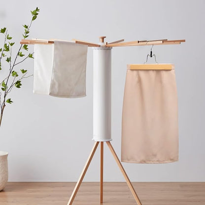 Nature Smile Wooden Pants Skirt Hangers, Smooth Finish Solid Wood Non Slip Jeans Slack Clamp Hangers Hair Extension Hangers(20Pcs Natural)…