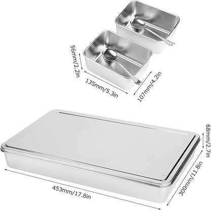 Seasoning Jar Spice Box, Spice Jar With 8 Compartments, Seasoning Box Condiment Storage Containers for Seasoning, Snacks, Flour, Dry Goods