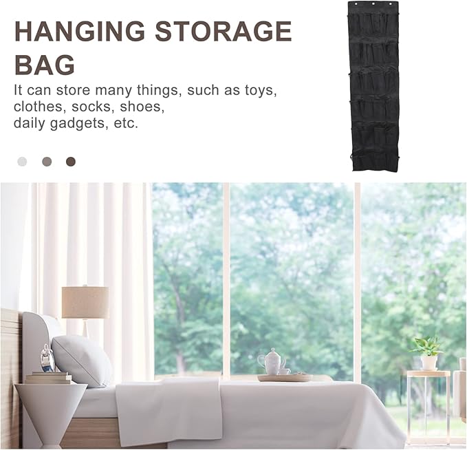 Zerodeko Door Shoe Organizer Versatile Hanging Storage Bag for Shoes Practical Over-Door for Home Organization