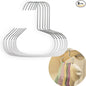 Hat Organizer for Baseball Caps Metal Hat Rack for Closet - 6 Pack Space Saving Cap Rack Holds Baseball Caps, Accessories - Multi Functional Storage Hanger