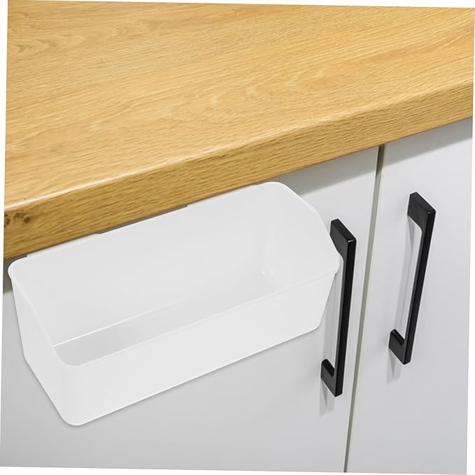 Over Cabinet Door Organizer Hanging Kitchen Spice Storage Basket Easy to Install Nail Design Space Saving Holder for Seasoning Bottles Long Basket for Kitchen
