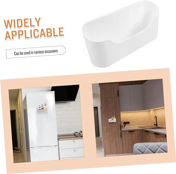 2pcs Bathroom Wall Organizer Wall Mount Kitchen Shelves No Drilling Reusable Remote Storage Box Stationery Organizer Space Saver