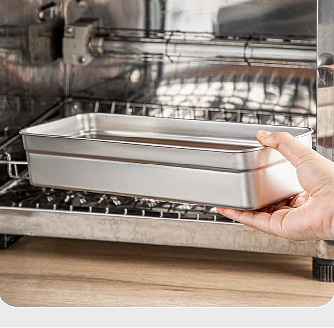 18/8 Stainless Steel Flatware Tray Kitchen Drawer Organizer with Lid and Drainer Stackable Utensil Holder for Countertop Large Capacity Silverware Tray Flatware Organizers