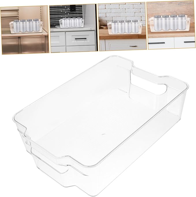 Fridge Beer Can Organizer Beverage Storage Holder for Efficient Fridge Space Management Multi-functional Canned Food Storage for Soda Beer