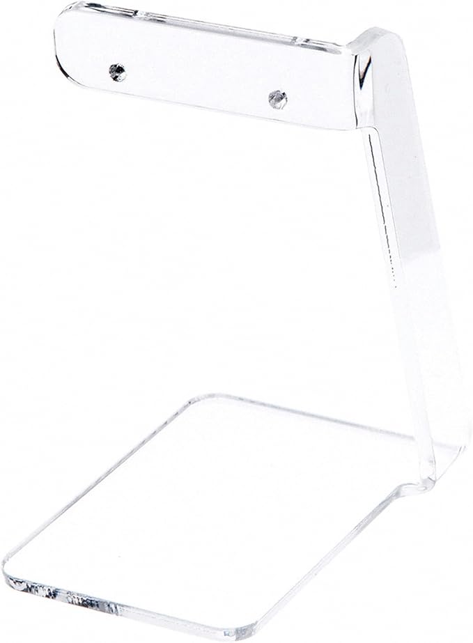 Plymor Clear Acrylic Signpost-style Pair Hanging Earring Display Stand, 2.375" W x 3" D x 4" H