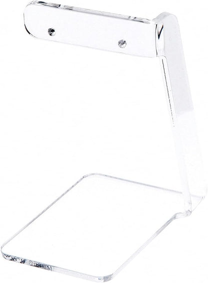 Plymor Clear Acrylic Signpost-style Pair Hanging Earring Display Stand, 2.375" W x 3" D x 4" H