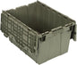 Quantum QDC2115-12 Distribution Bin, Heavy Duty Attached Top Container, 15"W x 21-3/4"L x 12-3/4"H Overall Size, 1.67 Cu. ft. Volume