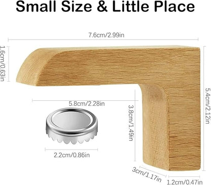 Magnetic Wooden soap Holder for Shower Wall, Storage for Soaps & Beard Shampoo Bars - Wooden soap Dish Dispenser Bathroom Kitchen & Shower