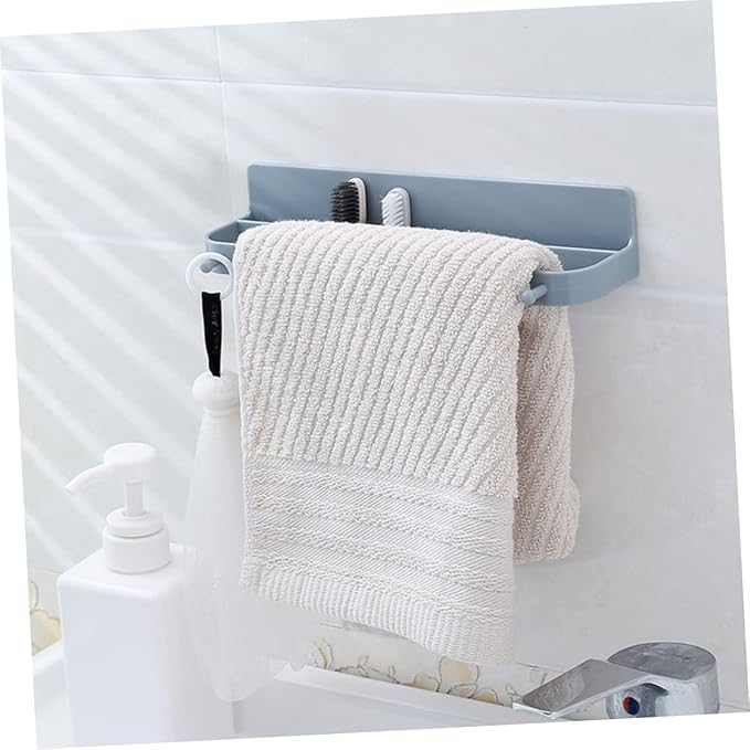 Luxshiny Wall Mounted Shoe Rack Sticky Holder Slippers Storage Organizer for Closet and Door Sturdy Plastic Hanging Shoe Hangers Space-Saving Design for Home Use Random Color