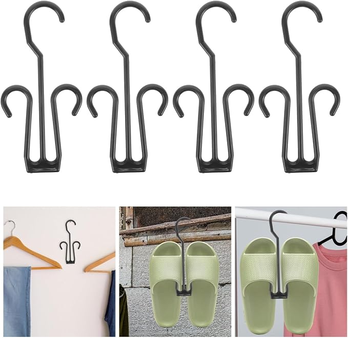100pcs Shoe Rack for Closet: Plastic Shoe Organizer Shoe Rack Multi-Functional Shoe Rack Organizer Closet Shoe Organizer Shoes Drying Rack for Dehumidifying Hanging Leather Shoes