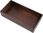 PRATIQUE Bamboo Drawer Organizer - Kitchen Utensil Organizer Silverware Tray Cutlery Holder，Office Desk Supplies and Accessories,12 * 5.9 * 2.6,Nut-brown