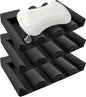 Silicone Soap Dish,Self Draining Soap Holder Perfect for Shower,Bathroom Sink,Kitchen Sink & Travel,Non-Slip Bar Soap Holder Extend Soap Life,Keep Soap Bars Dry & Easy Cleaning Black-3Pcs