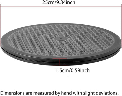 Multi-use Heavy Duty Rotating Swivel Stand - Lazy Susan with Steel Ball Bearings for Model Base/Rotating Plants/Crafts Stand Monitor/Big Screen TV/Monitors/Potted Plants (10 Inch)