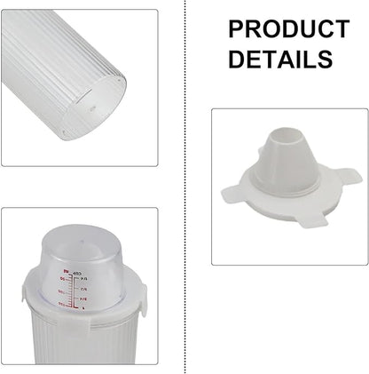 Cereal And Rice Storage Container With Airtight Lid, Pour Spout, And Measuring Cup For Dry Food, Grains Flour Sugar Snacks Pet Food (Small)