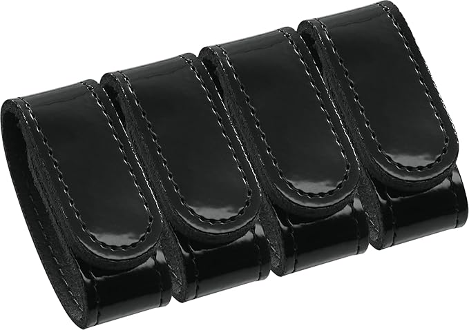 Perfect Fit Shield Wallets Duty Belt Keeper with Double Snap Closure (Pack of 4)