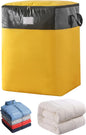 Upgrade Moving Bags Heavy Duty Extra Large,Heavy-Duty Storage Bags – Alternative to Moving Boxes, Plastic Storage Bins, Mattress Bags for Moving & College Essentials (yellow, 180L)
