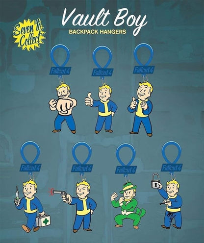 Fallout 4 Blind Bag Vault Boy Backpack Hangers Set - 3 Random