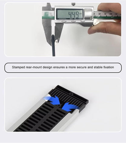 Automatic Can Dispenser and Drink Rack Plastic Water Bottle Rack Bins Adjustable Gliding Soda and Beer Organizer Space Saving(5 x 43.3 cm/2.0 x 17.0 inches)