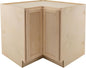 Quicklock RTA (Ready-to-Assemble) | Base Kitchen Cabinets - Shaker Style | Made in America (Raw Maple, 36" W x 34.5" Hx24 D Easy Reach)