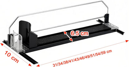 Beverage Can Holder for Fridge Soda Can Organizer，Automatic Forward Feed Ball-bearing Design(25 x 38 cm)