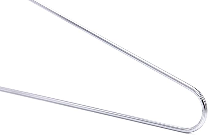 Quality Metal Hangers, 100-Pack, Swivel Hook, Stainless Steel Heavy Duty Wire Clothes Hangers, Heavy-Duty Clothes, Jacket, Shirt, Pants, Suit Hangers (100, Standard - 17" inch)