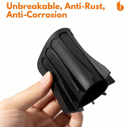 Urbanstrive Soap Dish Shower Waterfall Soap Tray Soap Saver Soap Holder for Bathroom, Kitchen, Counter Top, Flexible Silicone, Keep Soap Bars Dry, Easy Cleaning (Black)