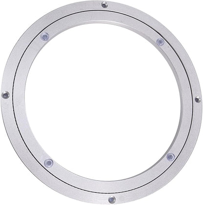 10“ Lazy Susan Turntable 110 LBS, Heavy Duty Aluminium Alloy Table Bearing Swivel Plate Hardware for Dining-Table