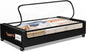 SpaceHacks Under Bed Storage with Wheels 1Pack Storage Containers with Clear Window&Label Under Bed Drawers Rolling Under Bed Storage for Clothes,Shoes, Blankets (30.71 x 16.93 x 6.69 in, Black)