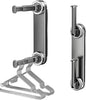 Hanger Organizer with Suction Cup, 2pc, with Suction Cup, Hangers Storage, Two-Tier Suction Hanger Organizer, No-Drill Easy Mount, not Include Hangers (Grey)
