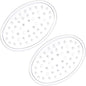 Better Houseware Soap Dish, Set of 2 Soap Holder, Non-Slip Plastic Bar Soap Holder Shower for Bathroom Organization Soap Saver Soap Dishes for Bar Soap