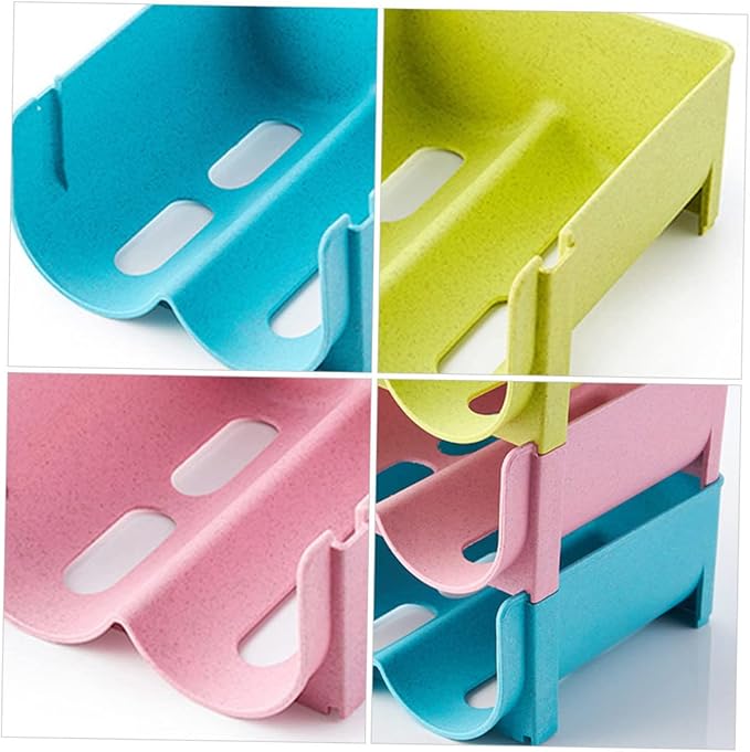 Refrigerator Organizer Bins Drink Storage Box Soda Holder Stackable Crisper
