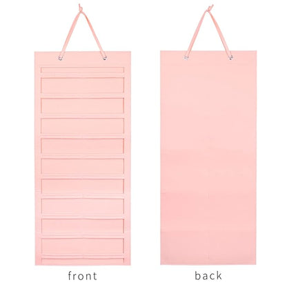Bow Hanger for Girls Hair Bows - Large Wall, Door, Closet Organizer - Pink