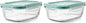 OXO Good Grips 3.5 Cup Smart Seal Glass Rectangle Food Storage Container, Clear (Pack of 2)