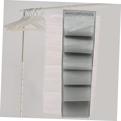 OUNONA Shoe Organizer for Closet Hanging Storage Bag Dorm Storage Organizer Space Saver
