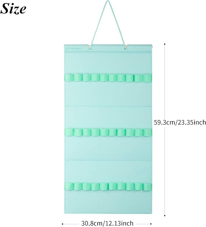 Hanging Headband Holder For Girls,Felt Headband Organizer Headband Storage Holder Organizer For Headband (Without Headbands) (Mint Green)
