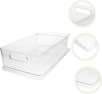 GLEAVI Drink Organizer for Pantry Stackable Can Holder Multi-function Fridge Soda Can Dispenser Stand