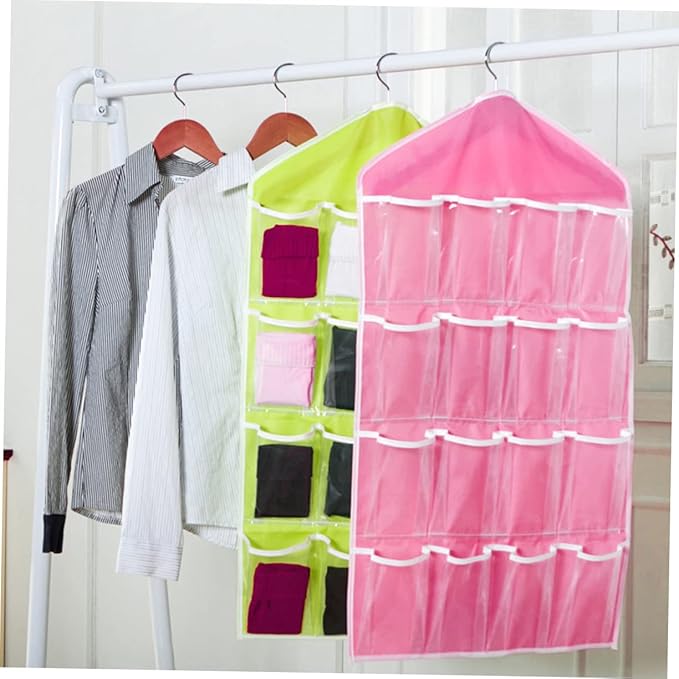 Mobestech Hanging Bag Organizer for Wardrobe Wall Pocket Organizer over Door Storage