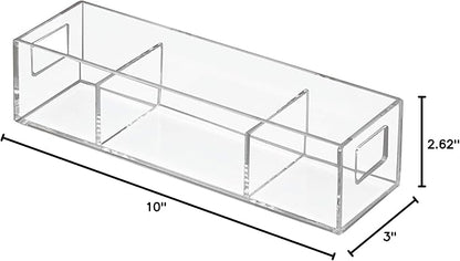 iDesign Vanity/Cosmetic Organizer, Clear