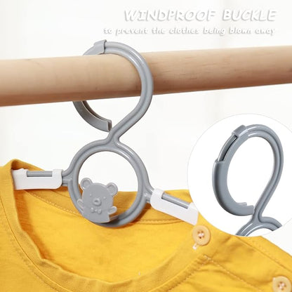 Baby Hangers for Nursery Closet 40 Pack Plastic Kids Clothes Hanger Space Saving Non Slip Extendable Toddler 11-14” Adjustable Hangers Heavy Duty Clothing Infant Hanger Bulk, Grey