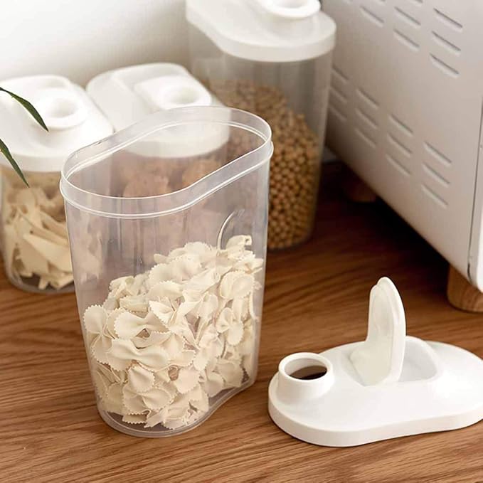 1 pack Cereal Storage Container, 0.39 Gallon Cereal Containers, Cereal Container for Flour Sugar Nuts Snack Pet Food, Airtight Food Storage Containers for Pantry Organization and Storage, Large
