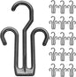 GLEAVI 25pcs Plastic Slipper Drying Racks with Double-sided Thickened Hooks Hanging Shoe Organizer for Sports Shoes for Bike Rear and Closet Storage