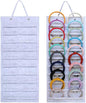SMUK Hanging Headband Holder Organizer for Girls, Wall-mount Headband Storage Display for Women, Head Band Hair Accessories Organizer On Wall, Door, Wardrobe