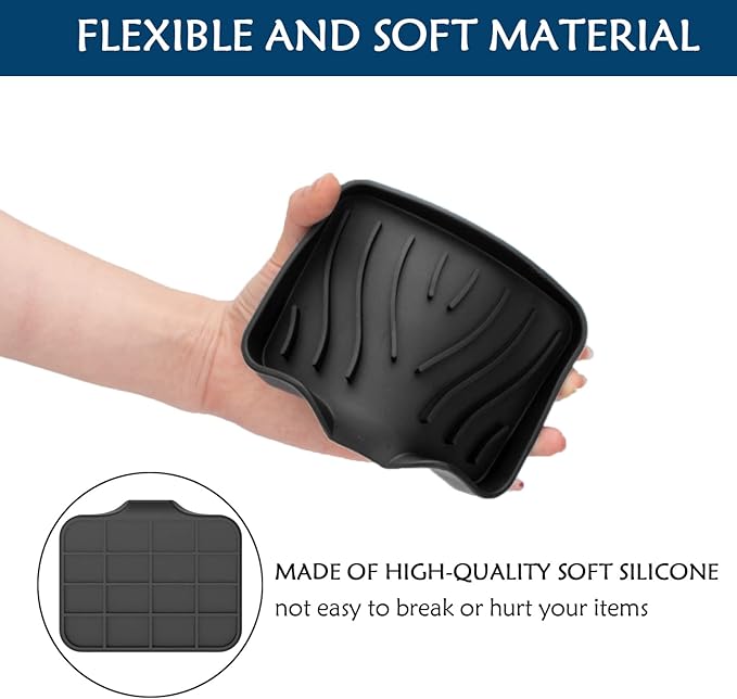 3 Pack Soap Dish Kitchen Soap Tray, Non-Slip Self Draining Soap Holder (Keep The Bar Soap Dry),Bar Soap Holder Soap Tray for Kitchen Bathroom
