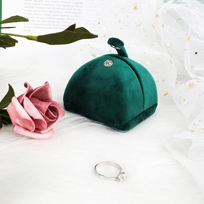Velvet Jewelry Box Pedant Boxes Necklace Organizers Jewelry Case for Birthday Engagement Wedding Anniversary (Small Pendant Box)